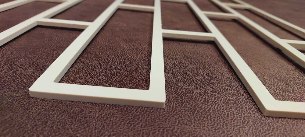 Трафарет з пластика 5 мм цегла ВЕЛИКИЙ ТРАФАРЕТ