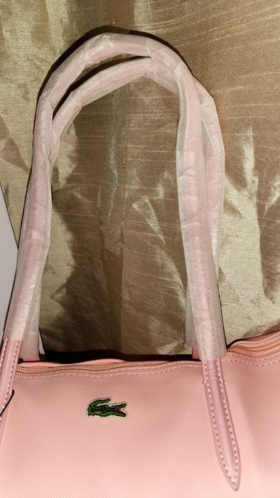Bolsa Lacoste + etiquetas + saco de embrulho
