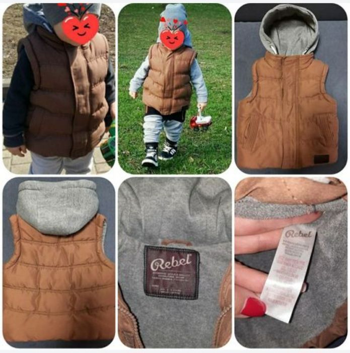 Жилетка безрукавка rebel Primark 3-4 года, 194 см.
