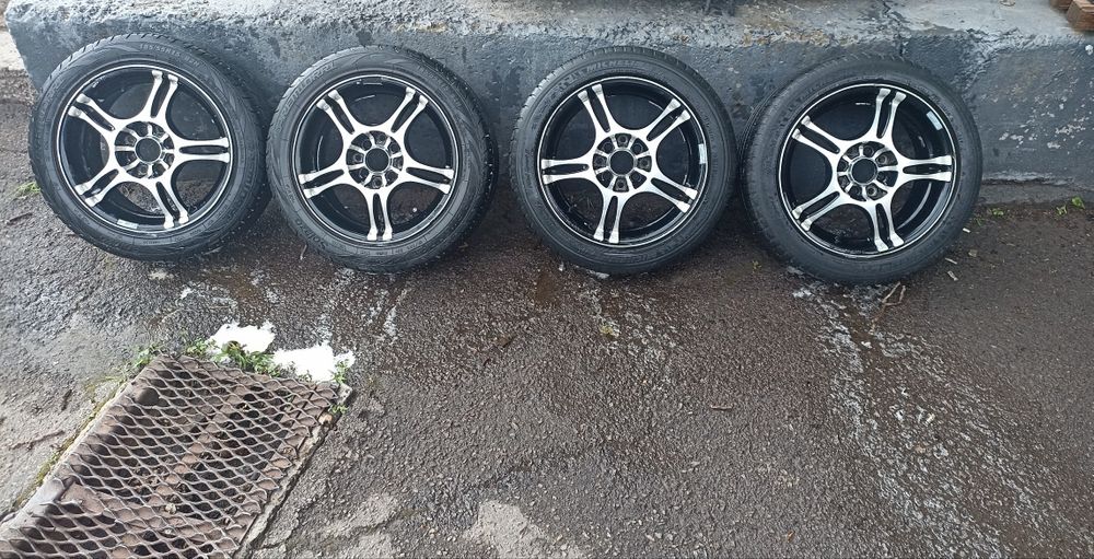 Продам диски с резиной 4x114.3
