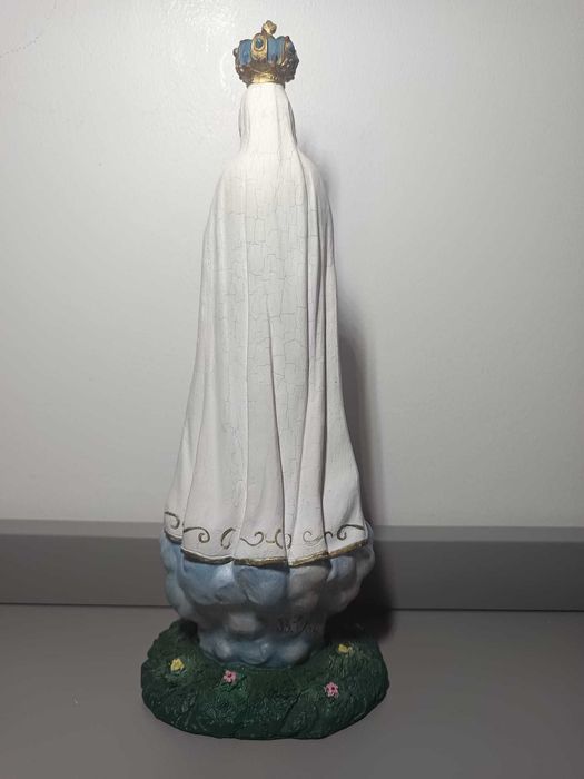 Estátua Nossa Senhora de Fátima (pintado à mão)