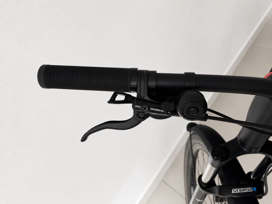 Rower elektryczny turystyczny z manetką gazu Ecobike RX 500 Black Red SUV - 432 km - rok: 2025; bateria 20Ah; rama '17 [160-177cm]; rozmiar: S