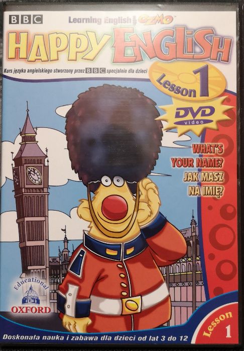 Happy English 1 płyta dvd