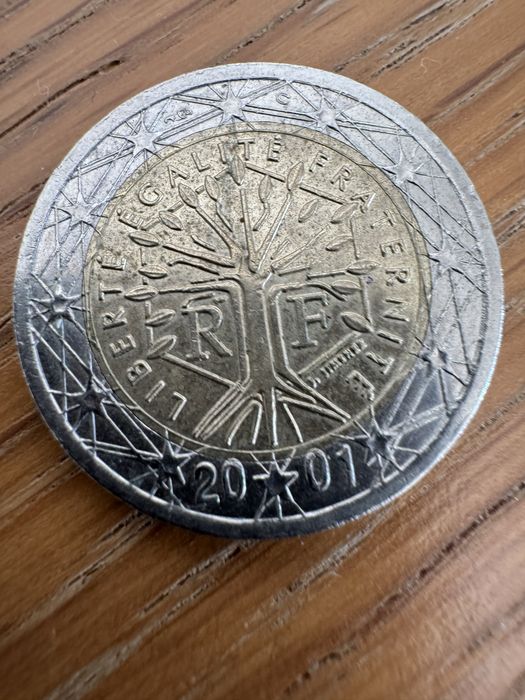 Moeda de 2€ Francesa de 2001
