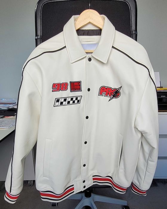 Bomberka oversize racing jacket, bershka rozmiar xl