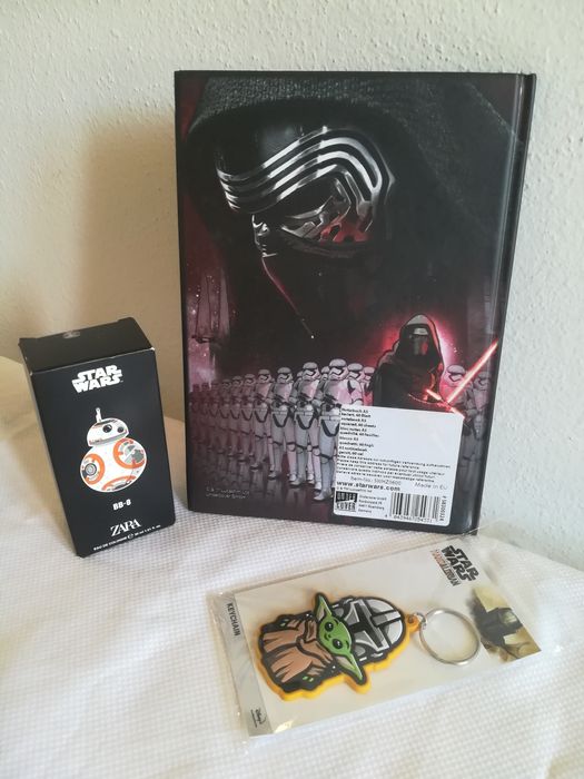 Conjunto perfume, porta chaves e caderno Star Wars