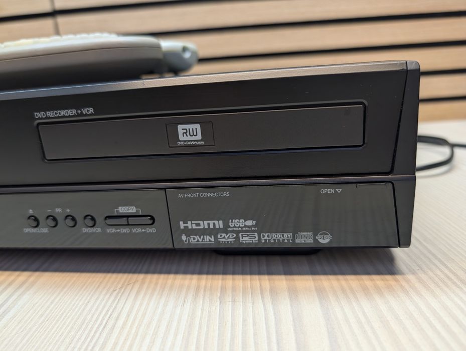 SEG DVR1051#Nagrywarka DVD VHS #6HD #HDMI #USB #DV #PL Menu #DivX#Pilot #Przegrywanie VHS na DVD