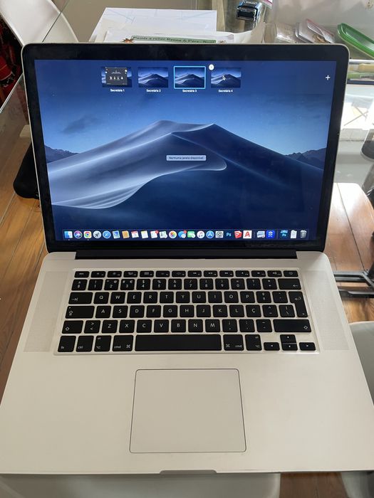Mac book pro 2015 (retina, 15 polegadas, meados 2015)
