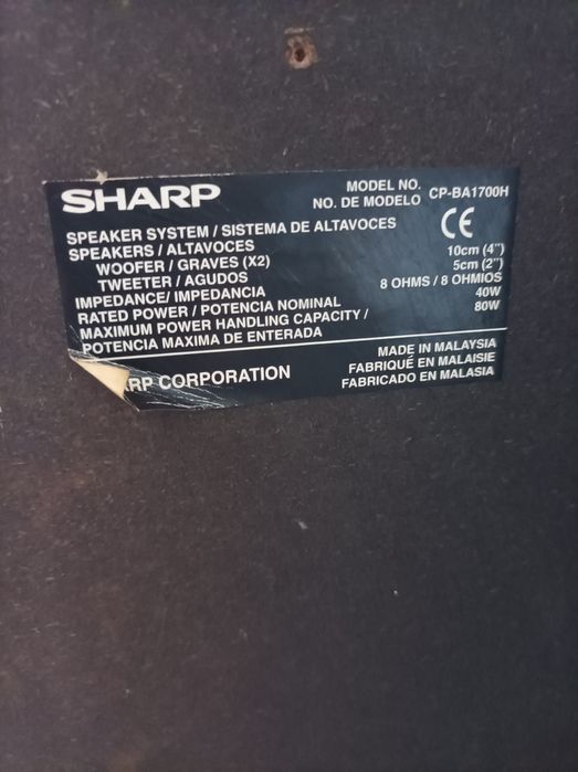 Harman Kardon festiwal 40 plus kolumny Sharp 80wat