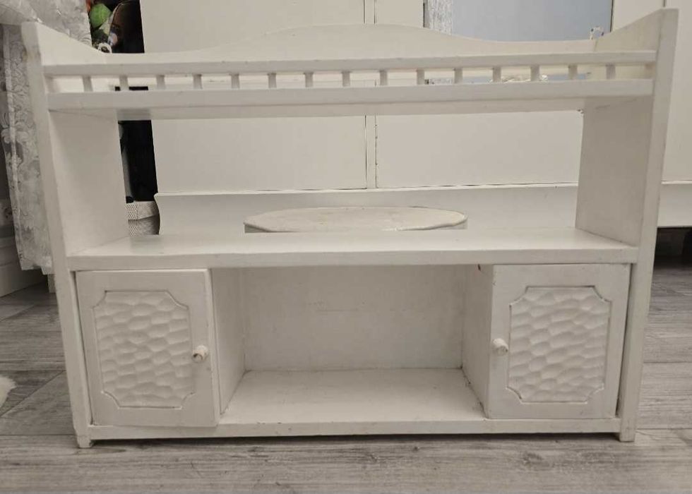 Szafka shabby chic biała prowansalska kuchenna łazienkowa retro