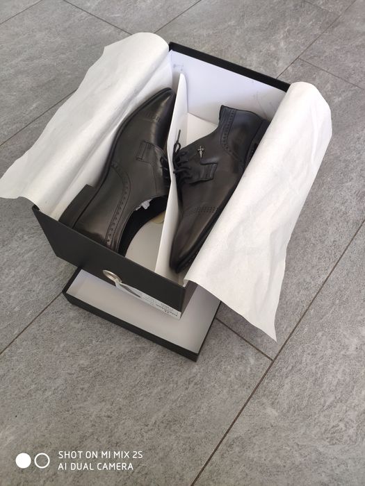 Кожаные итальянские туфли