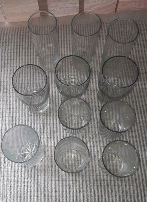 Conjunto de 11 Copos - diversos formatos64741172449153122