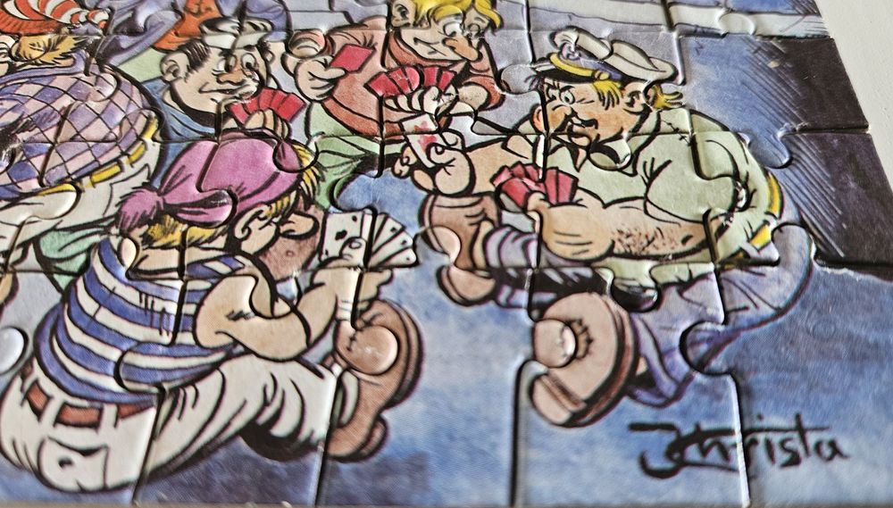 Unikat! Puzzle PRL SHANTY J.Christa 600 el. Kompletne!
