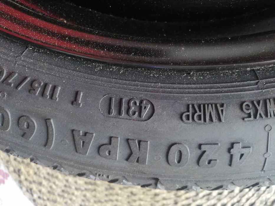koło zapasowe --  dojazdówka do samochodu Opel Meriva B