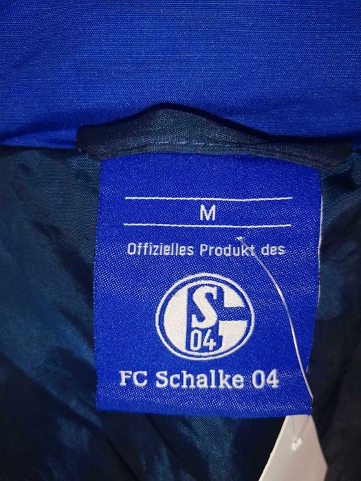 FC SCHALKE 04 Official Kurtka Męska Zimowa M Oryginalna Super Stan