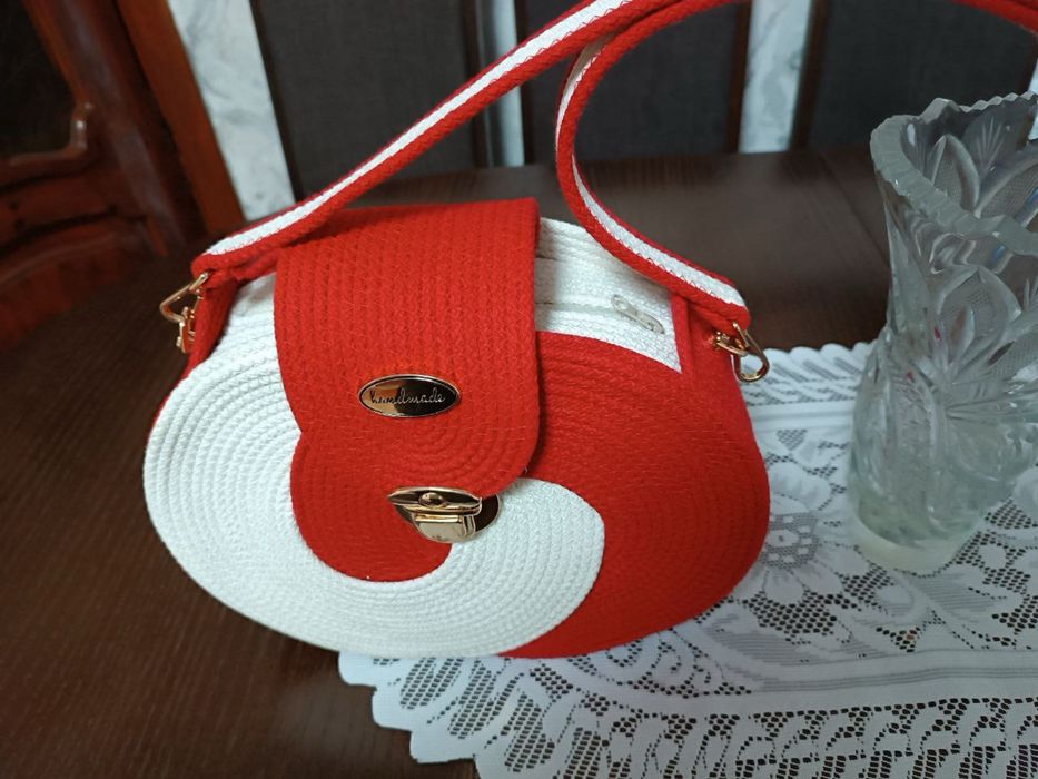 Жіноча сумка handmade з бавовняного шнура