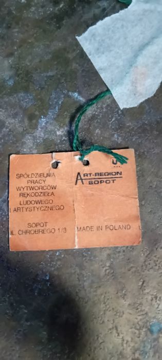 Talerz mosiądz Art-Region. Sopot.