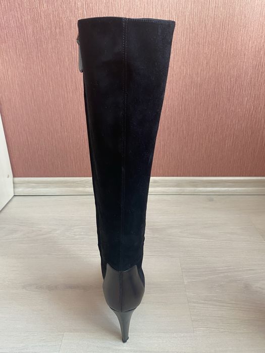 Чоботи жіночі шкіра/замша Bally