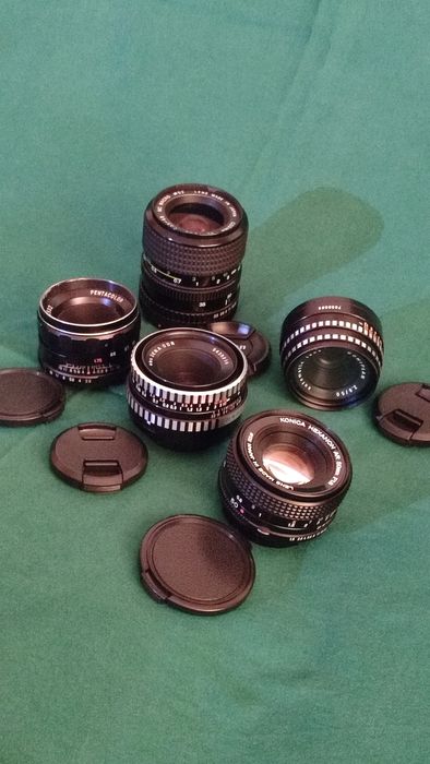 Колекція мануальних об'єктивів, вінтаж