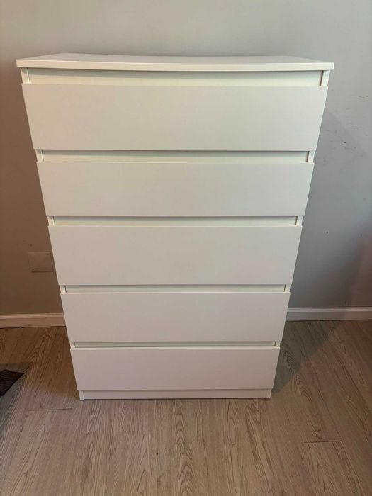 Cómoda KULLEN IKEA (5 gavetas) – Branca
