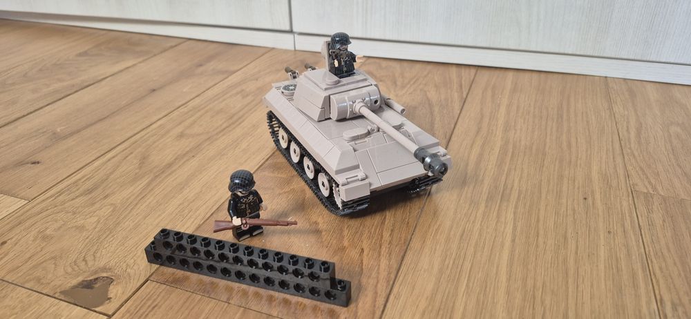 Czołg niemiecki i figurki klocki jak cobi lego