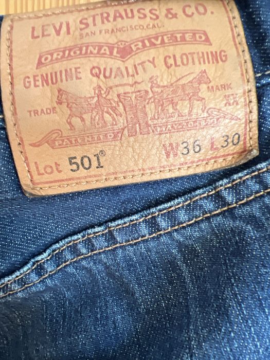 Sprzedam spodnie firmy Levis kultowy model 501 W36 L30