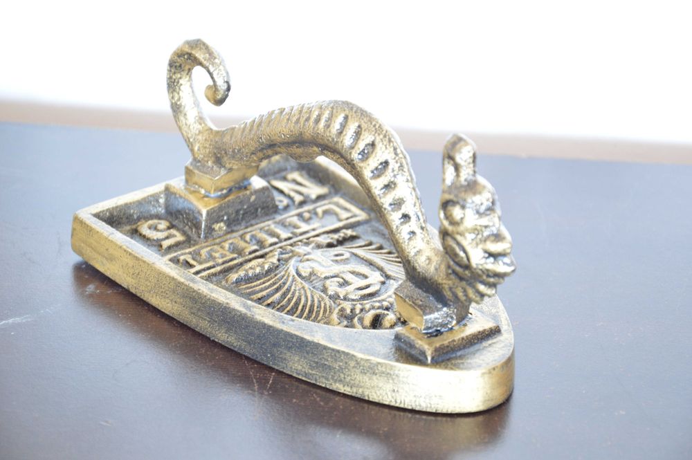 ŻELAZKO wyjątkowe żeliwne przedwojenne sygnowane