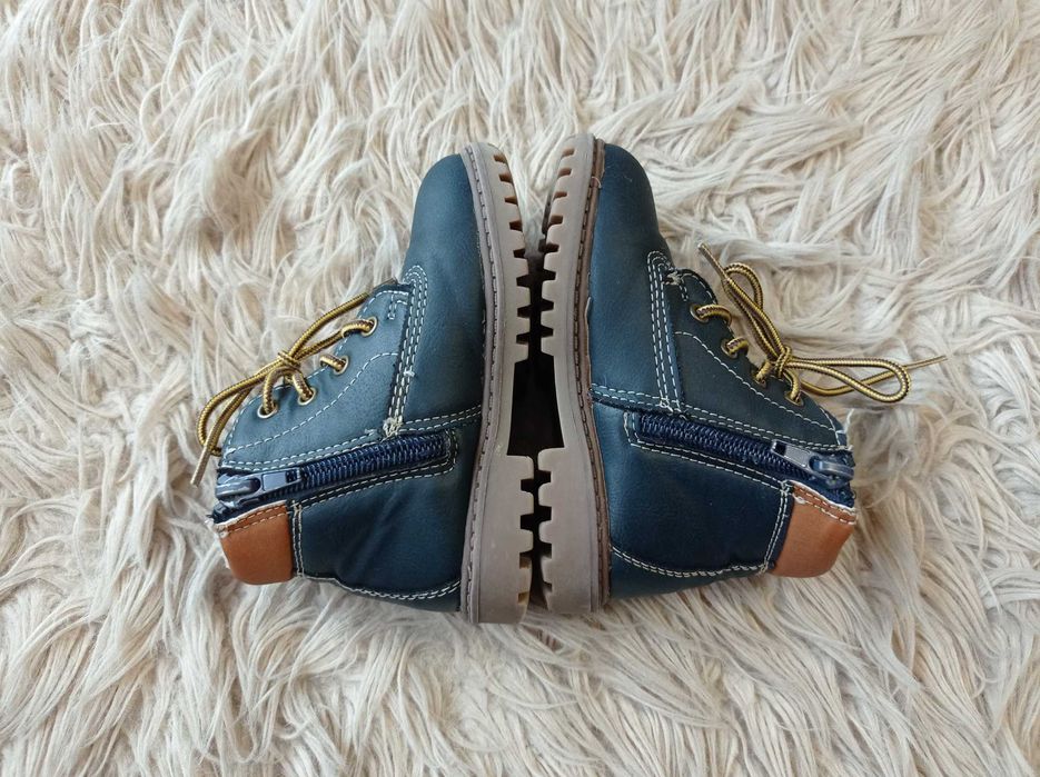 Buty zimowe trapery botki ocieplane rozmiar 23