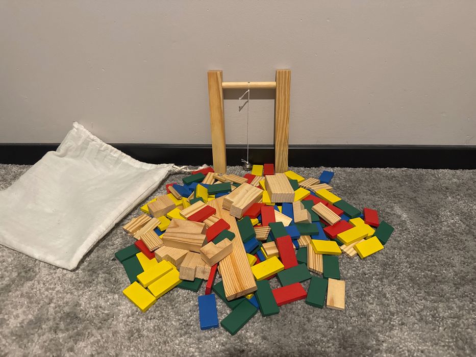 Zabawka Domino dla dzieci klocki