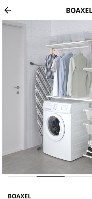 Estante IKEA Boaxel. So prateleiras e apoios