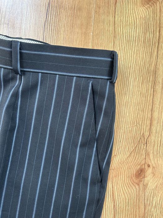 Mega Obniżka 100 % wełna Elegancki garnitur Vistula Lantier granatowy