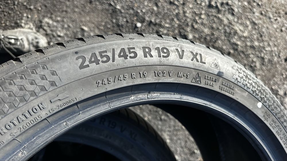 245/45/19 Continental WinterTS870 | 85%остаток | зимние шины