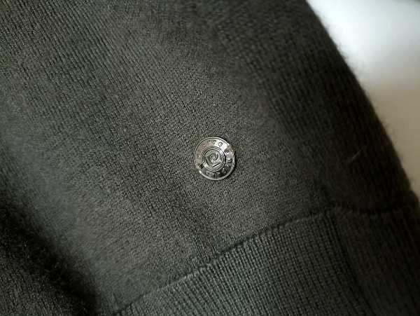 Ciemnozielony golf Pierre Cardin voyage wełna dziewicza