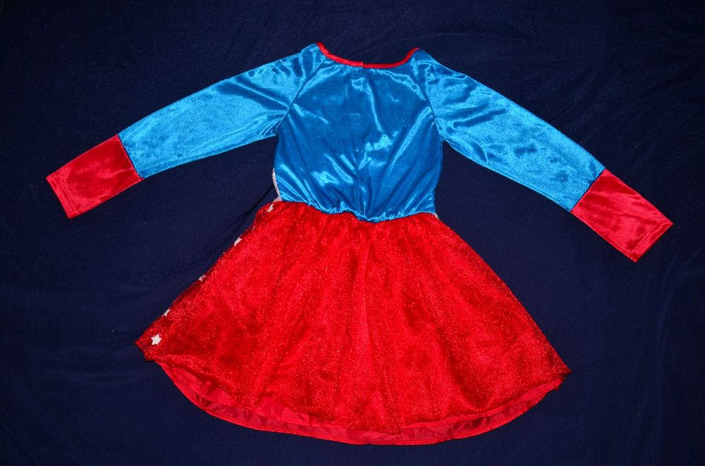 Платье Капитанша Америка 7-8лет карнавальный костюм маскарадный образ