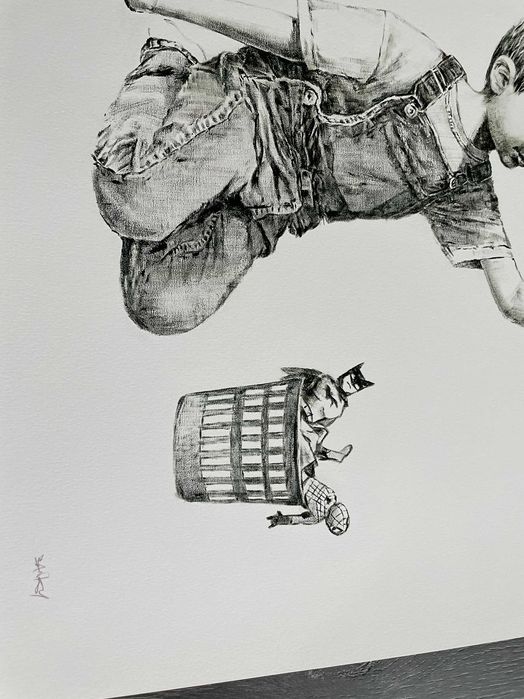 Banksy grafika reprodukcja 