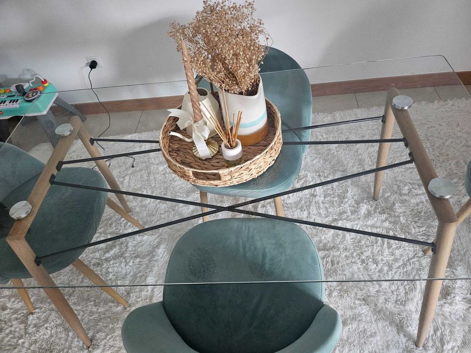 Mesa sala de vidro