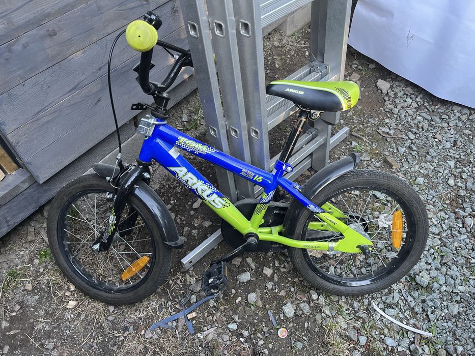 Rower dziecięcy ARKUS 16” – gotowy do jazdy + dodatki