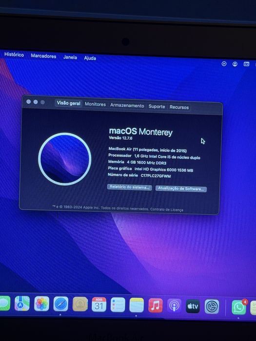Macbook Air 2015 (Bom estado)