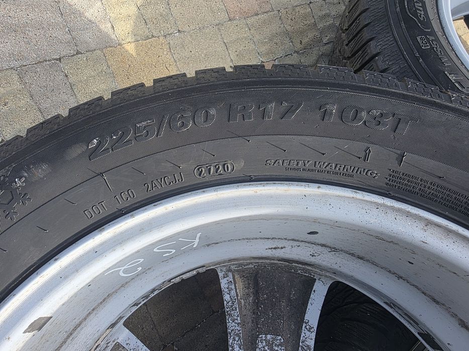 Диски r17 с резиной зима
