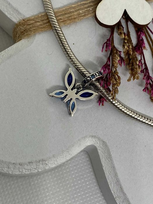 Darmowa Dostawa! Charms zawieszka do bransoletki Motylek