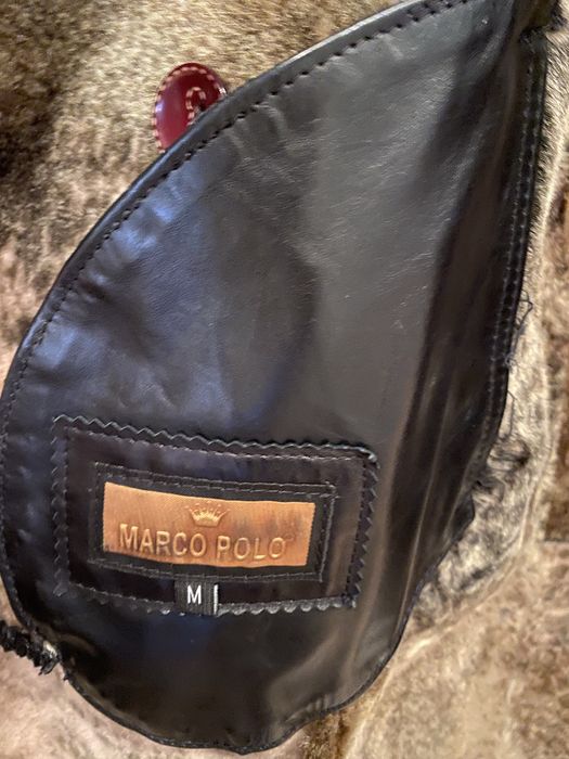 Дублёнка лаковая натуральная Marco Polo