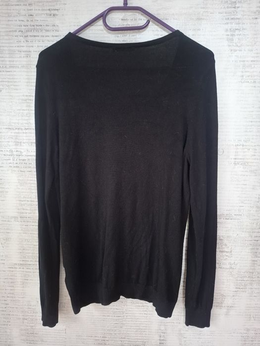Czarny kardigan Orsay