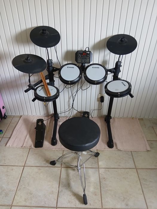 Donner DED-80 Bateria Eletrônica Musical de 7 Peças.