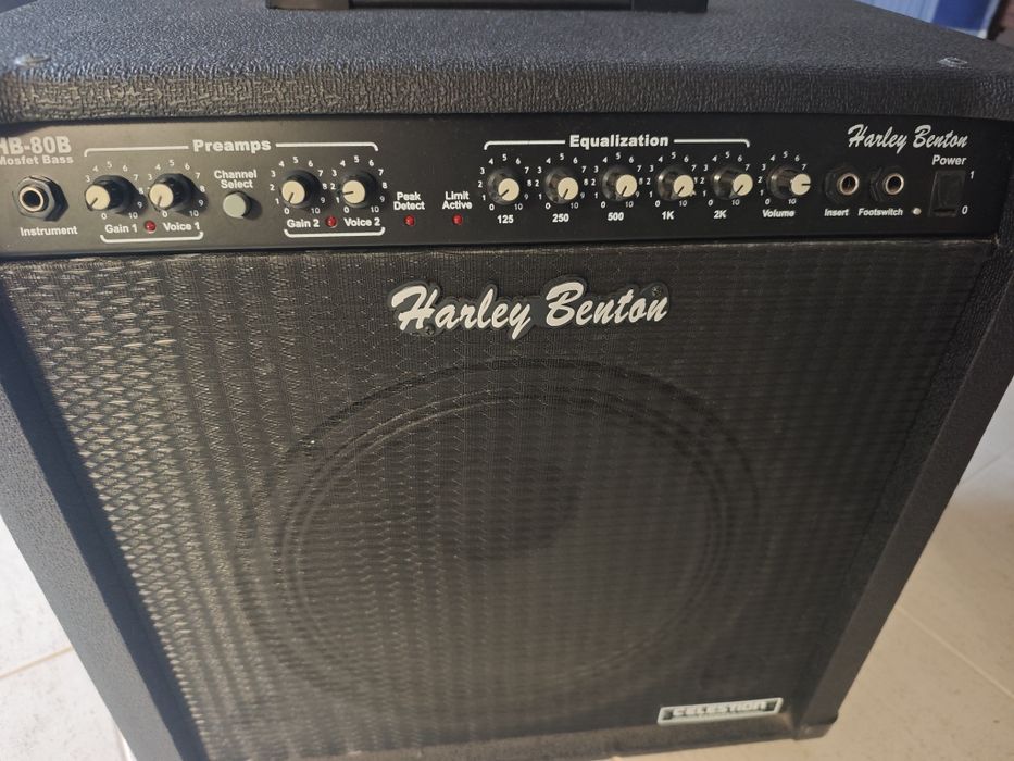 Amplificador de Baixo Harley Benton HB-80B Mosfet Bass