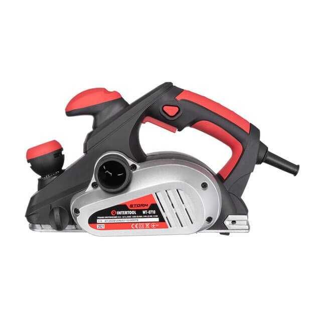 Eлектрорубанок 850 Вт, 16000 об/хв, 0-3 мм INTERTOOL WT-0710