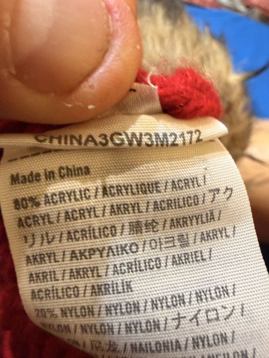 Hollister czapka zimowa uszatka roz,uniwersalny z pomponem narciarska