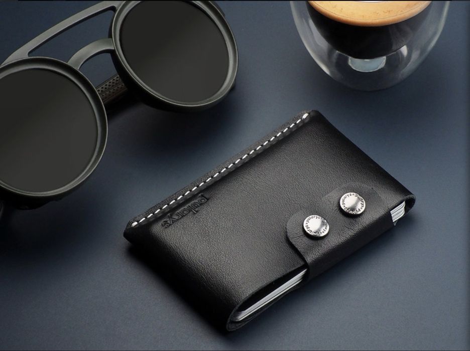 Гаманець шкіряний Pularys Hobby  чорний