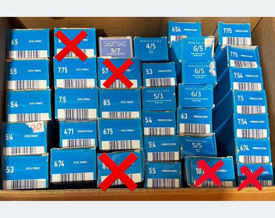 Професійна фарба / краска Естель / Estel для волосся недорого