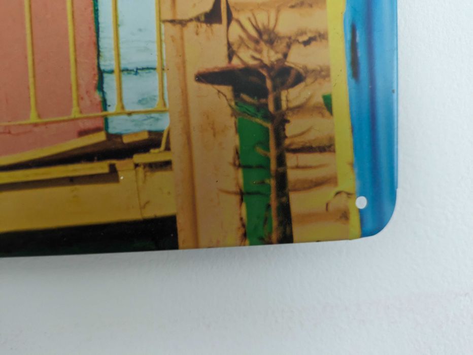 Quatro metal decorativo