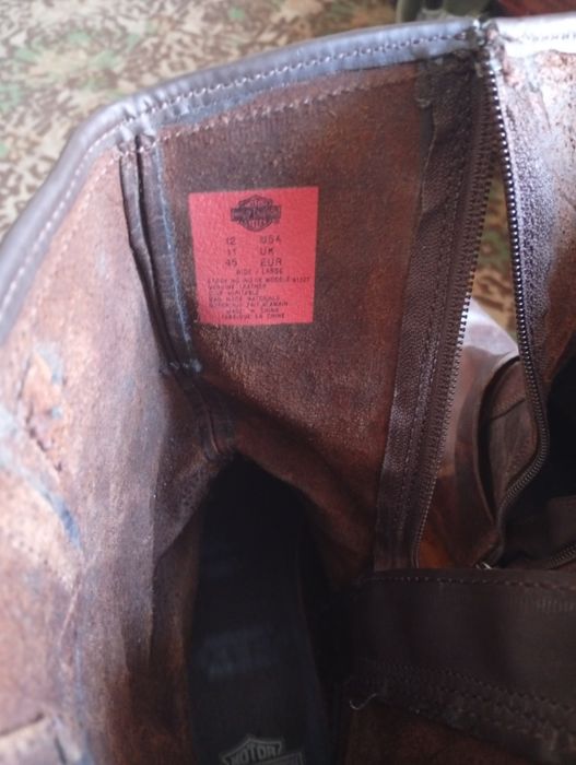 Ботинки кожание харли девидсон 45р
